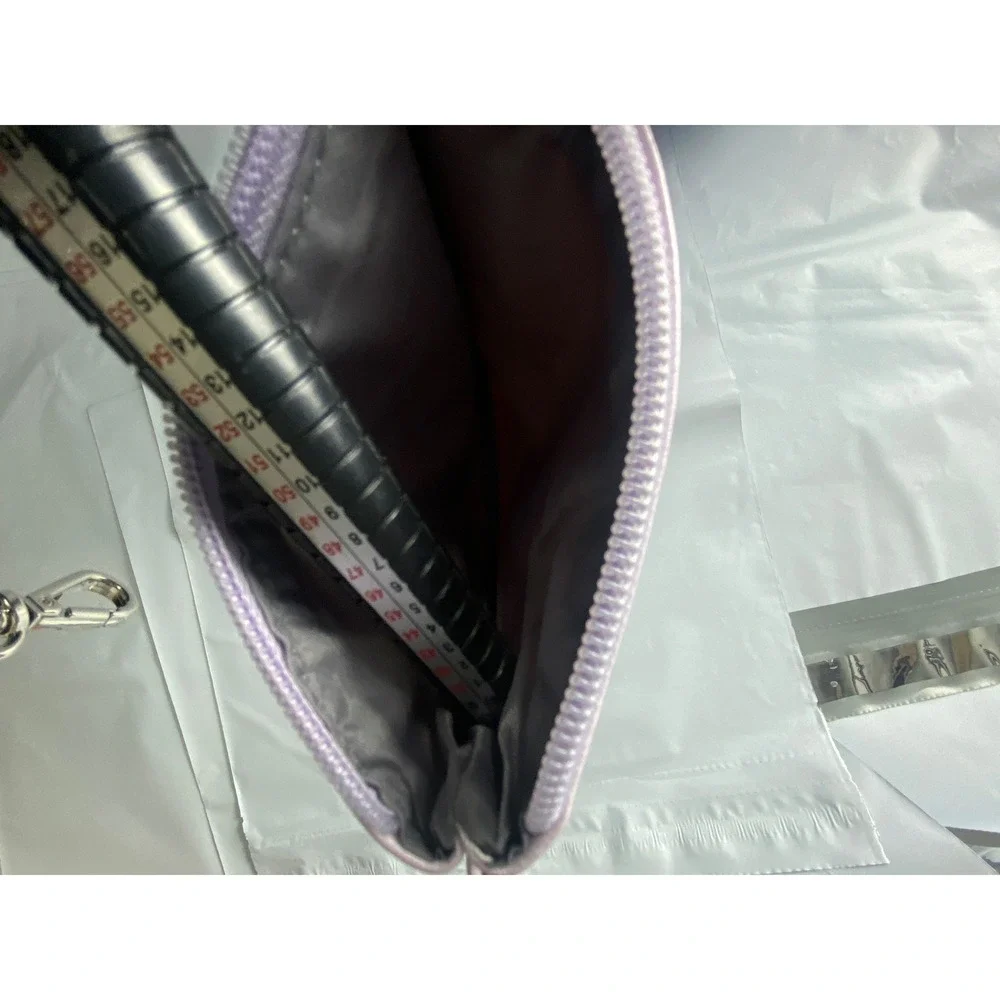 Steve Madden Lavender Chain Detail‎ Wristlet Pouch Bag